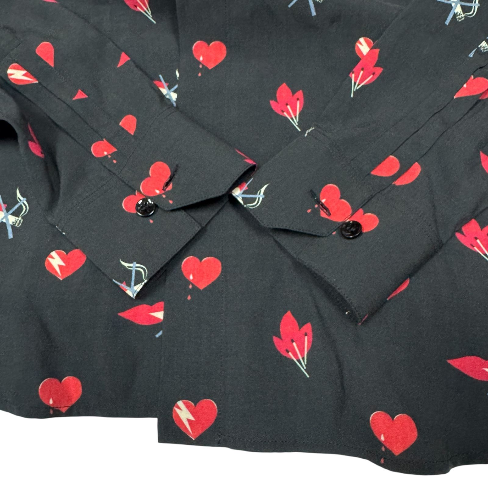 SAINT LAURENT PARIS サンローラン パリ 17AW ノースモーキングハート