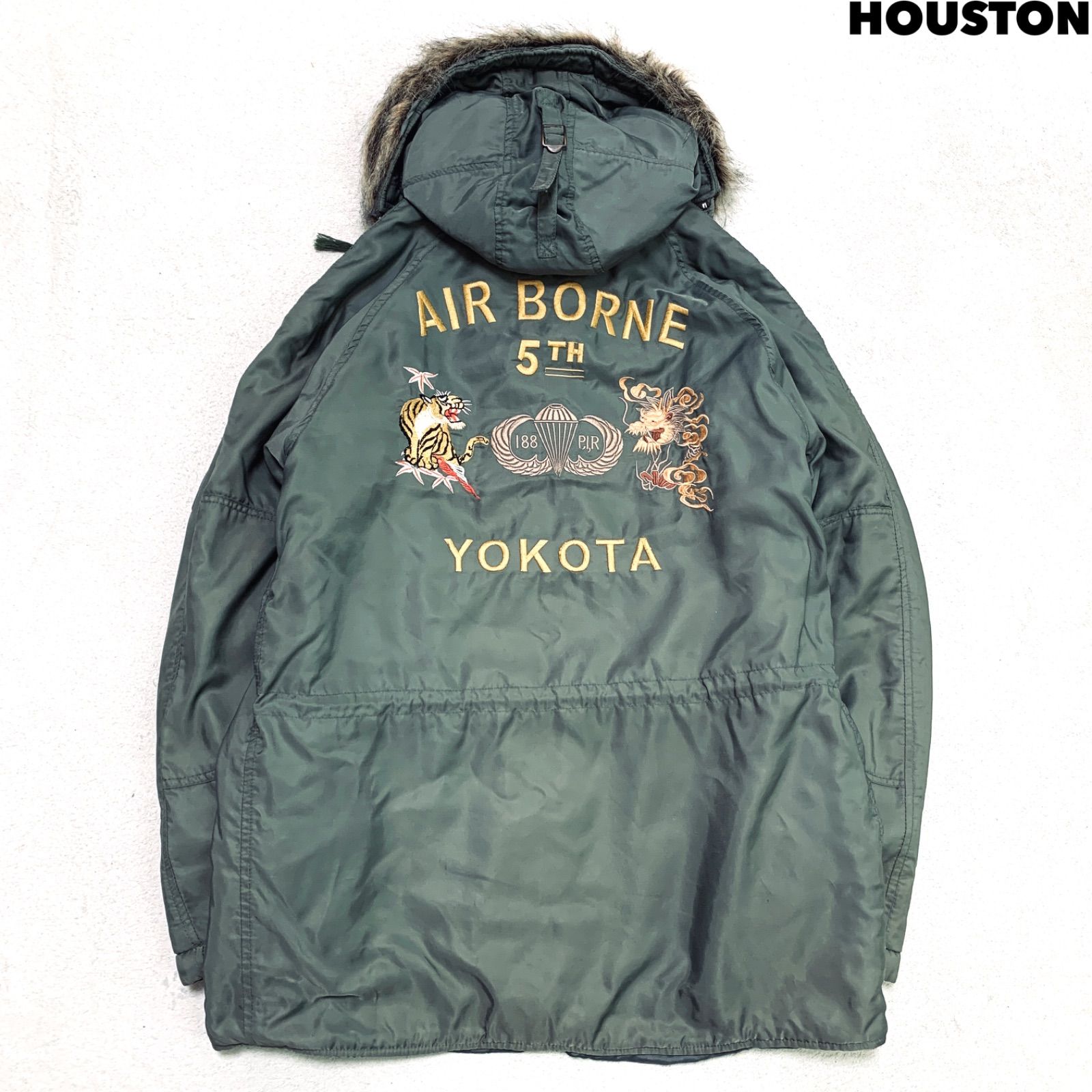 HOUSTON N-3B フライトジャケット ミリタリージャケット ツアー HOUSTON N-3B フライトジャケット ミリタリージャケット ツアー
