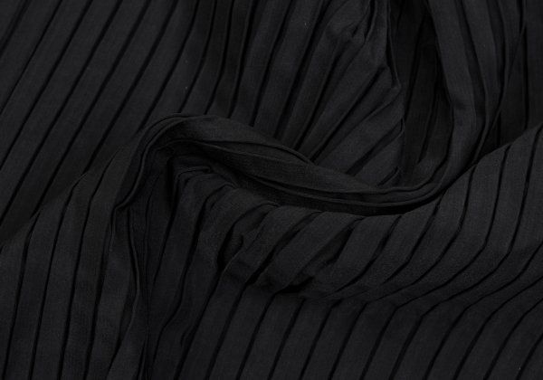 イッセイミヤケISSEY MIYAKE サークルデザインプリーツトップス 黒2