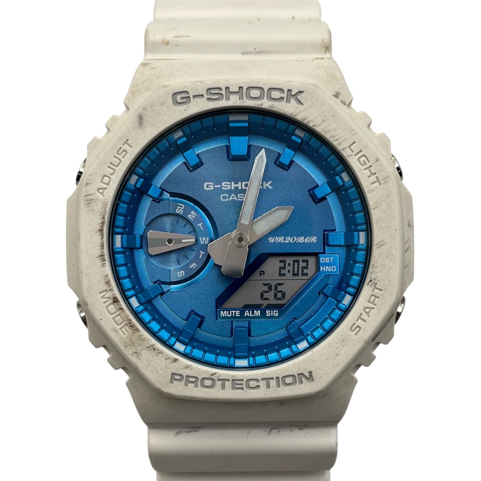 □ CASIO カシオ G-SHOCK GA-2100 カーボンコアガード ブルー文字盤 