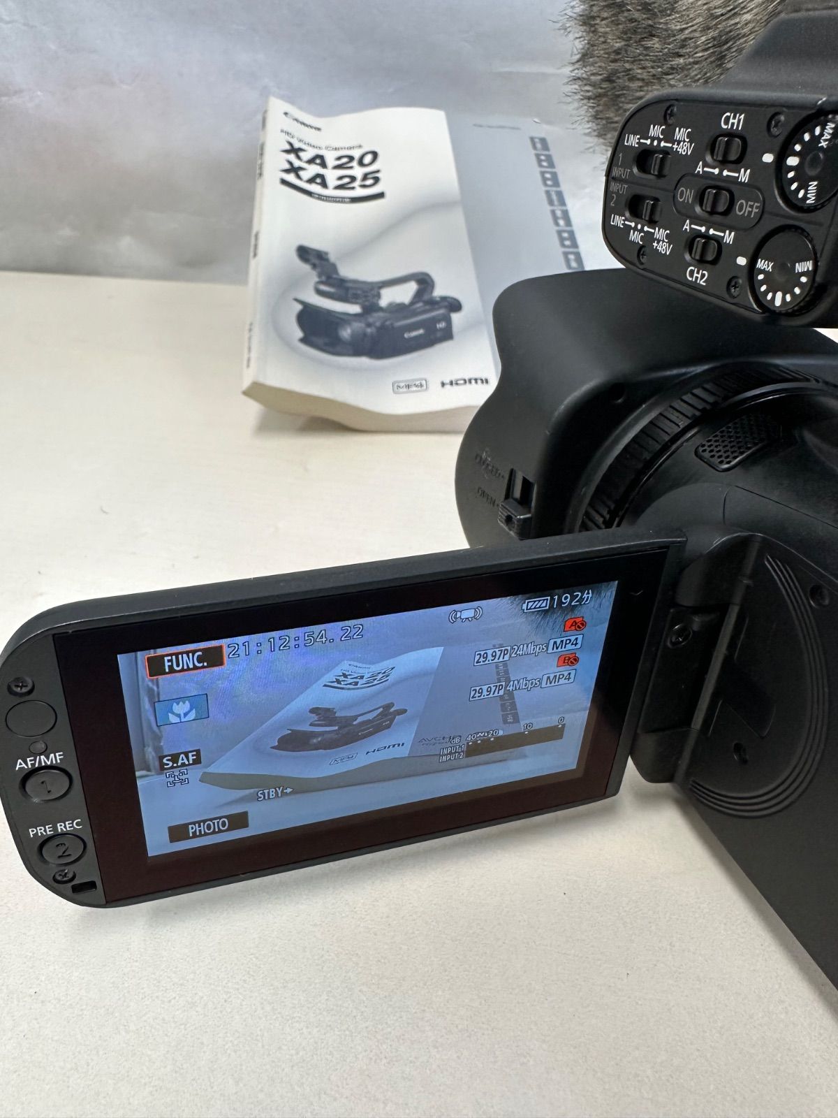 フォロー割対象商品】 Canon XA20 業務用フルHDビデオカメラ ペテ