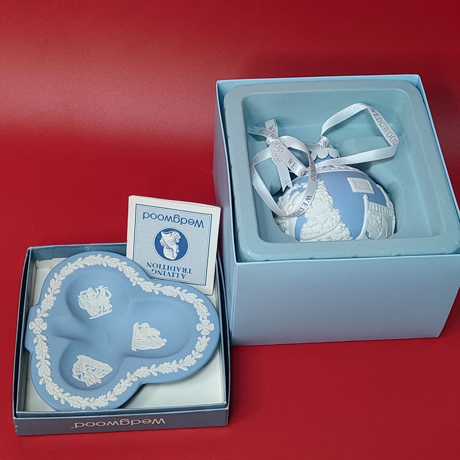 Wedgwood 小皿 置物 箱入り 2点セット