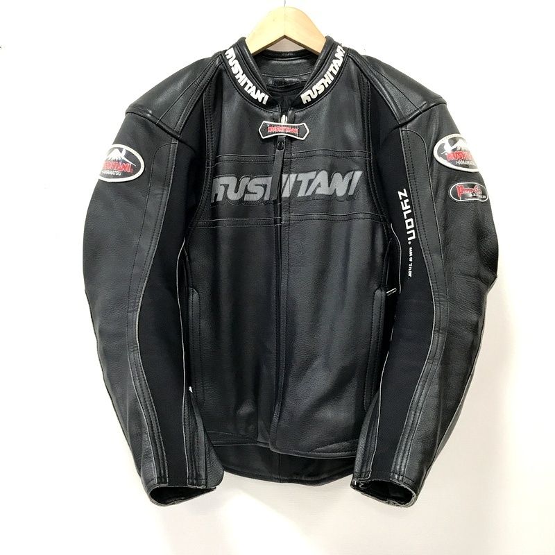 クシタニ、レザージャケット KUSHITANI クシタニ レザージャケット Mサイズ メンズ ブラック 牛革