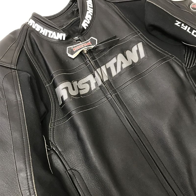 KUSHITANI クシタニ レザージャケット Mサイズ メンズ ブラック 牛革