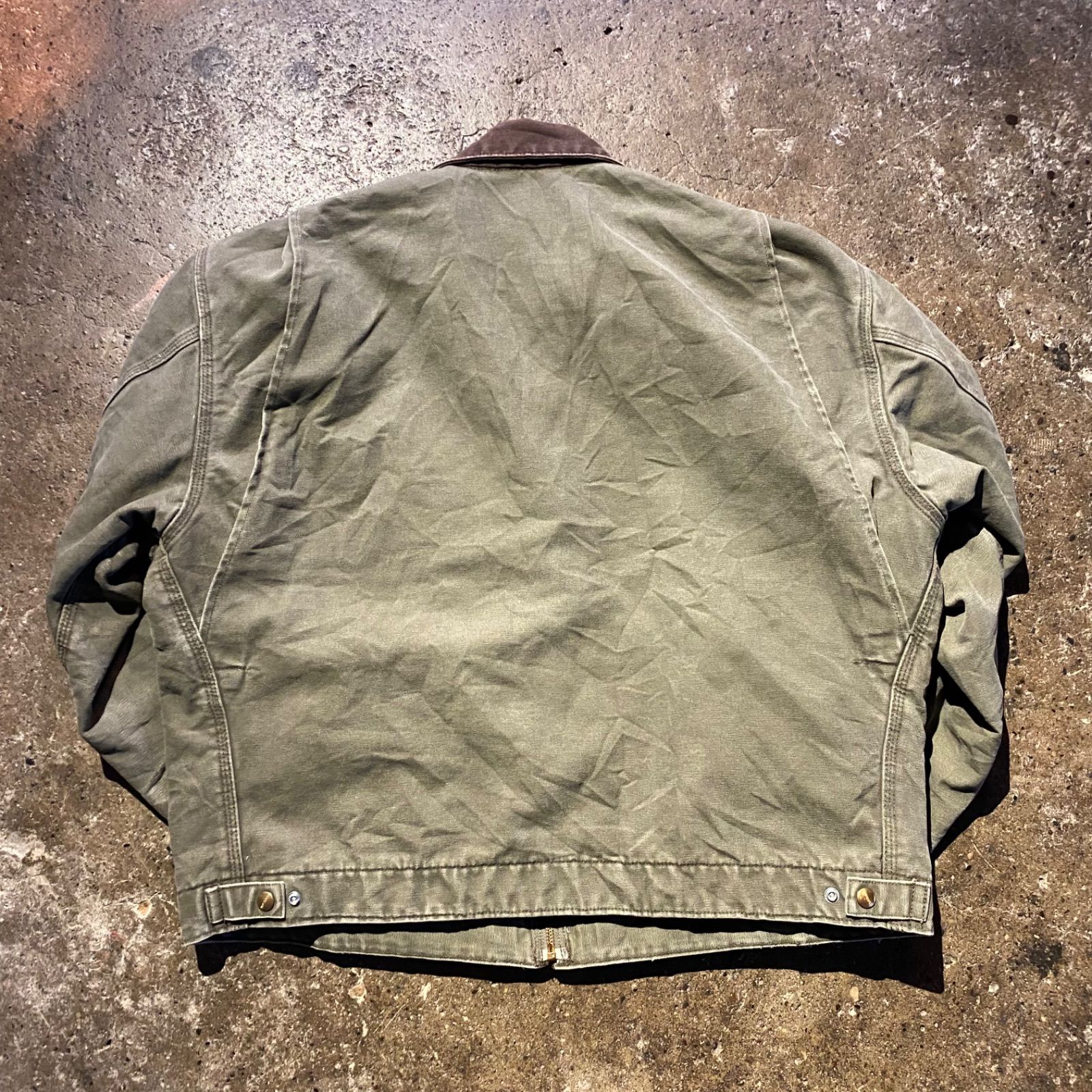 carhartt 12年製 デトロイトジャケット メキシコ製 アーミーグリーン 