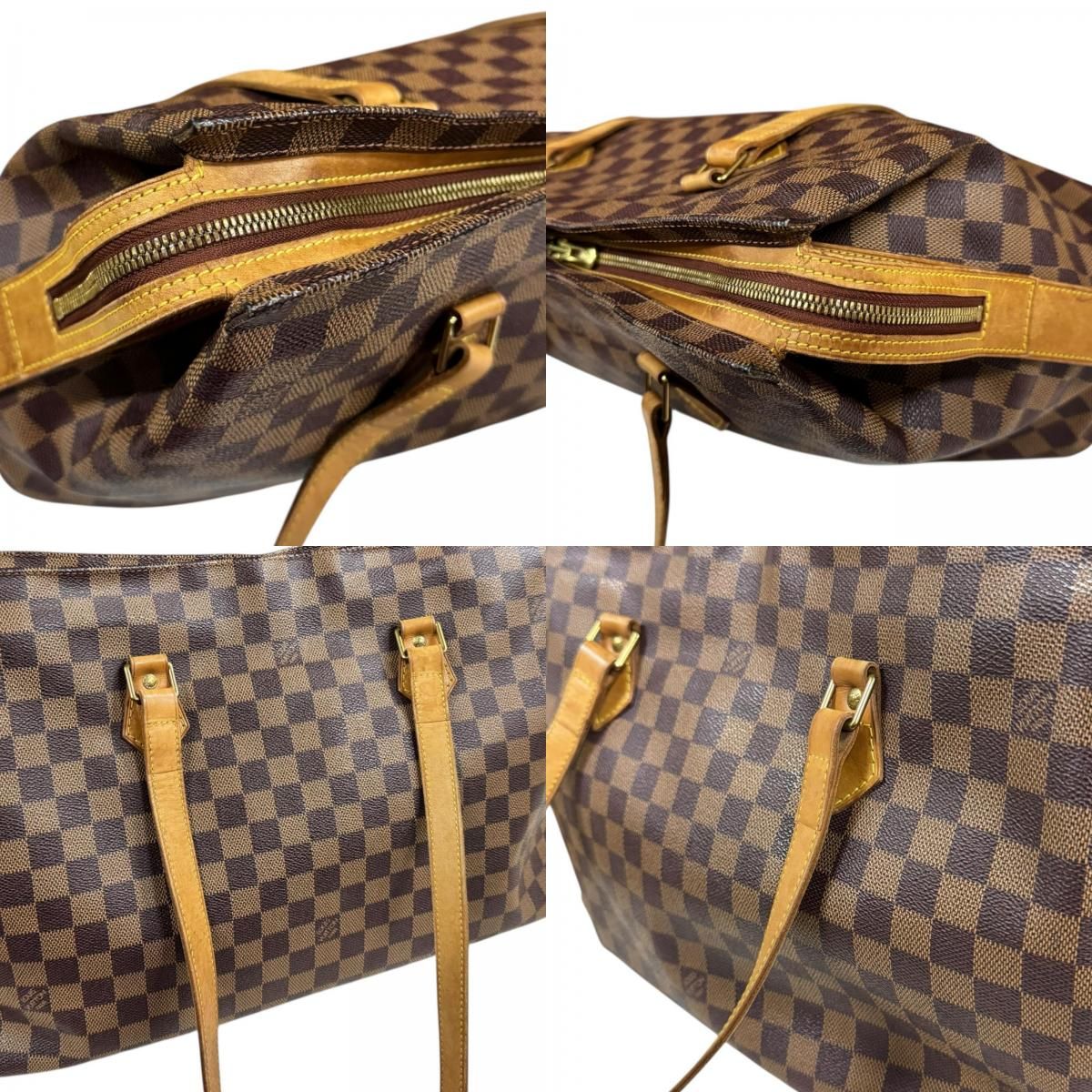 ルイヴィトン コロンビーヌ ダミエ VUITTON LOUIS ブラウン 100周年 