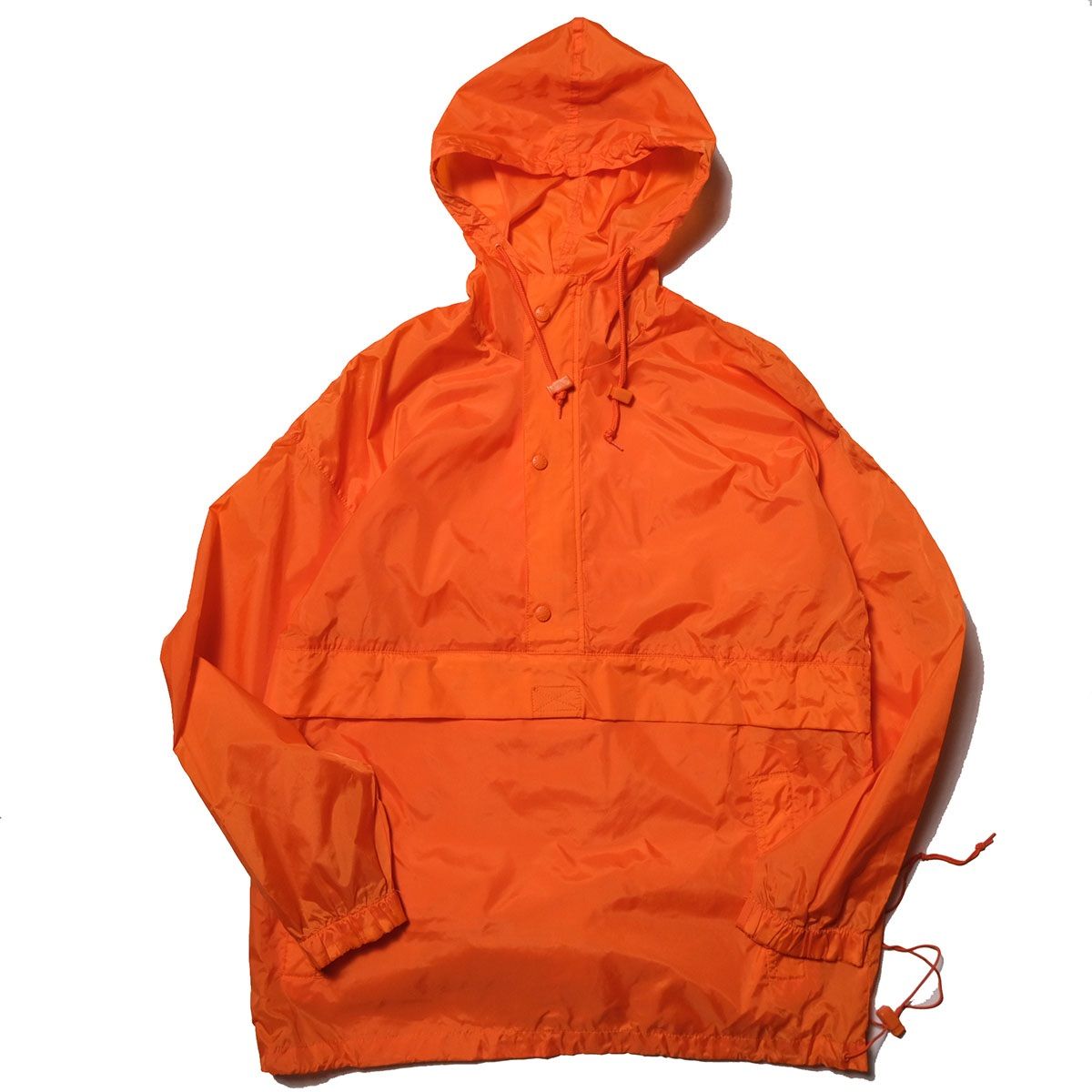 90's Jクルー スポーツ ナイロン アノラックパーカー (M) オレンジ