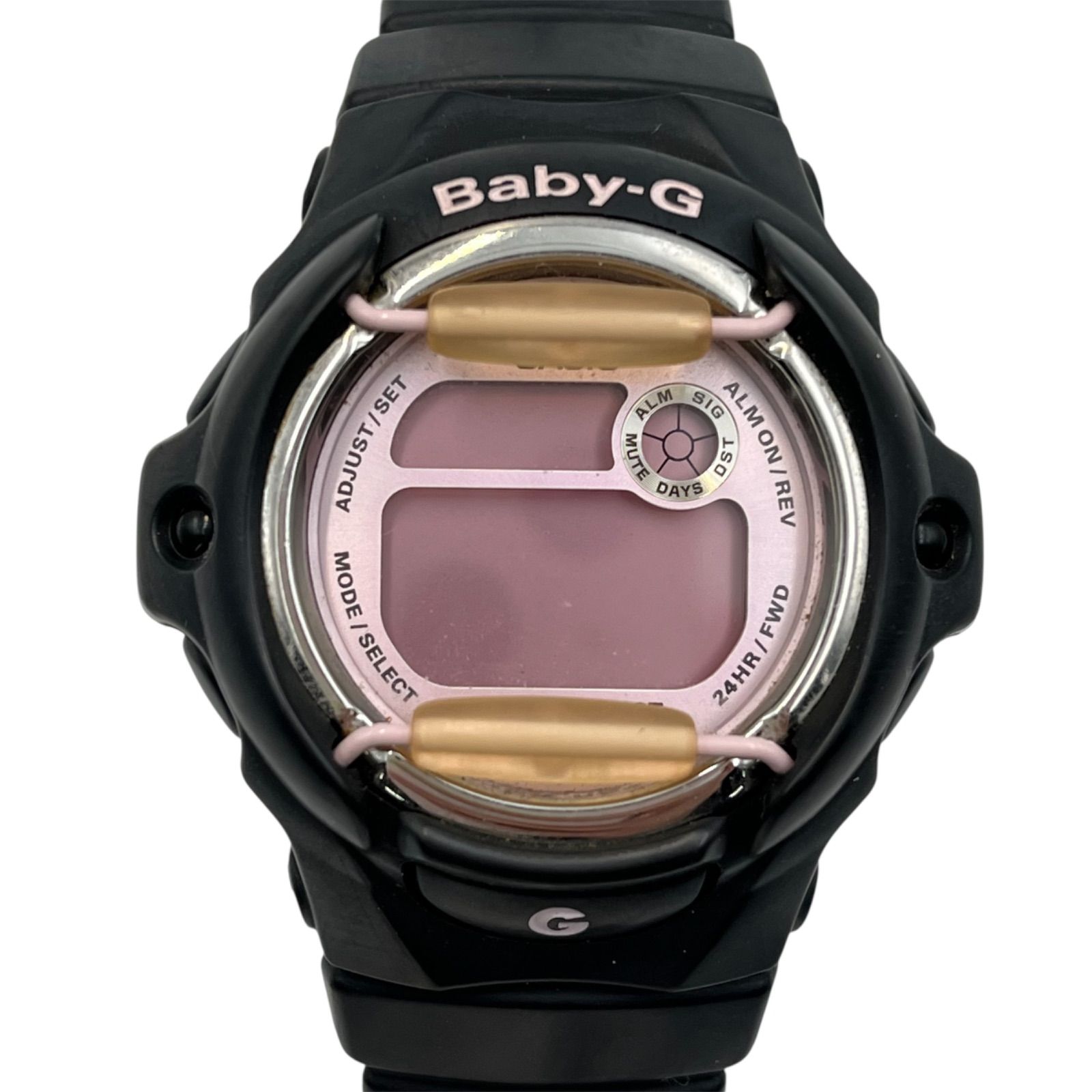 □ CASIO カシオ Baby-G BG-169M デジタル腕時計 ブラック ピンク 4.3 