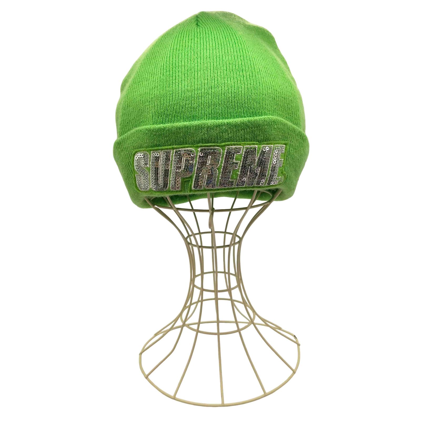 シュプリーム Supreme 17AW SEQUIN BEANIE シークイン ビーニー ニット