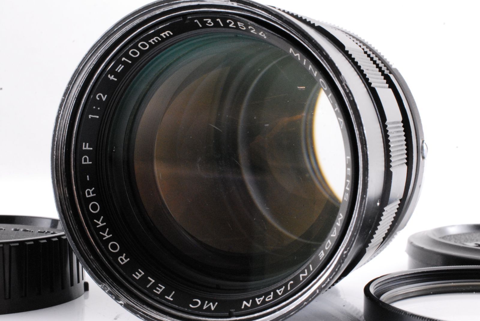 良品 保障付 動作確認済】 Minolta MC Auto Tele Rokkor PF 100mm f2 