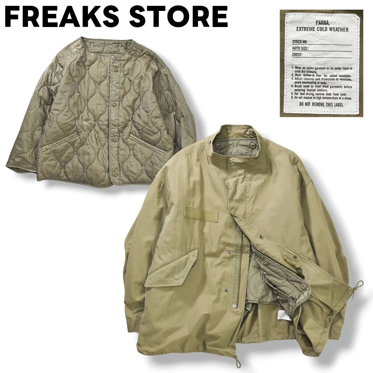 フリークスストア FREAKS STORE M－65 ショート モッズ コート