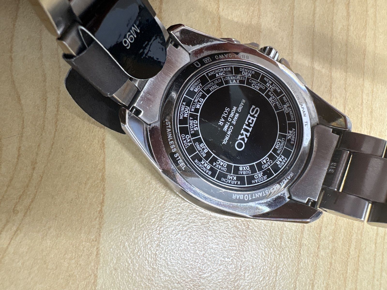 SEIKO セイコー ブライツ 黒文字盤 ソーラー 腕時計 8B54-0AW0 - メルカリ