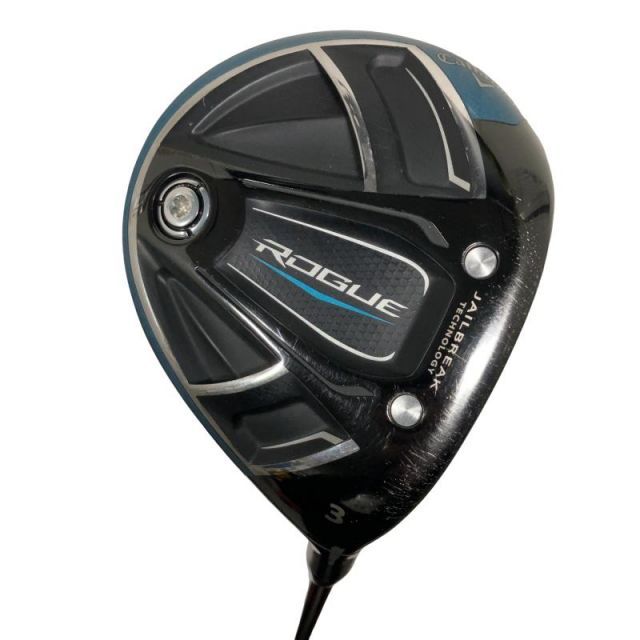 中古】 キャロウェイ ROGUE 3W USA フェアウェイウッド FW リシャフト 