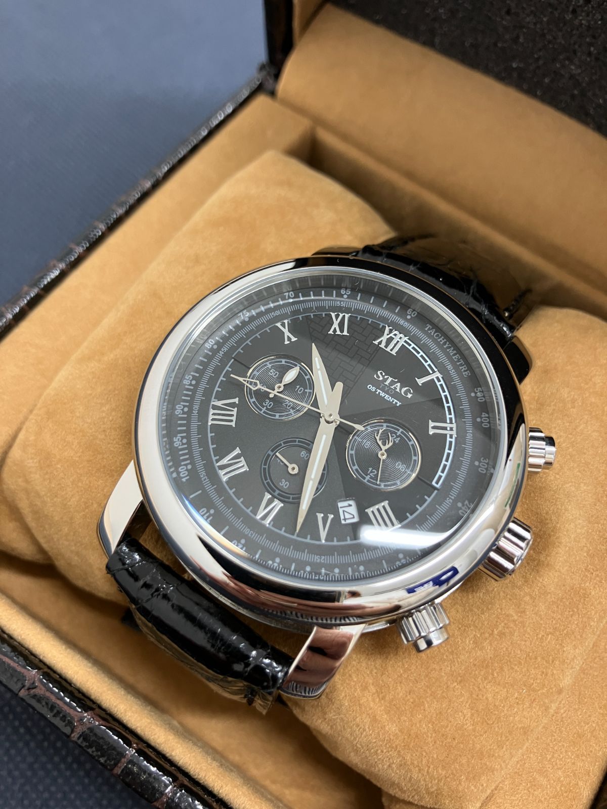 極美品】STAG TYO（スタッグ ティーワイオー）腕時計 クロノグラフ 