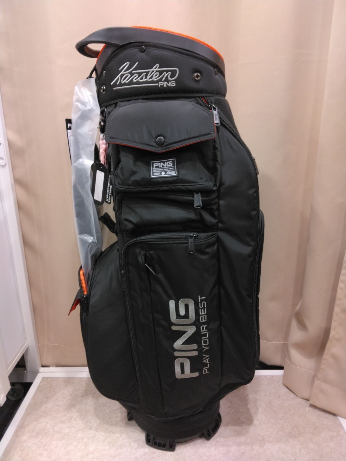 Cb 未使用 品 ピンゴルフ PING アーバンミリタリー キャディバッグ CB-U2601 9.5型 2.9kg 2026年春夏 新橋店