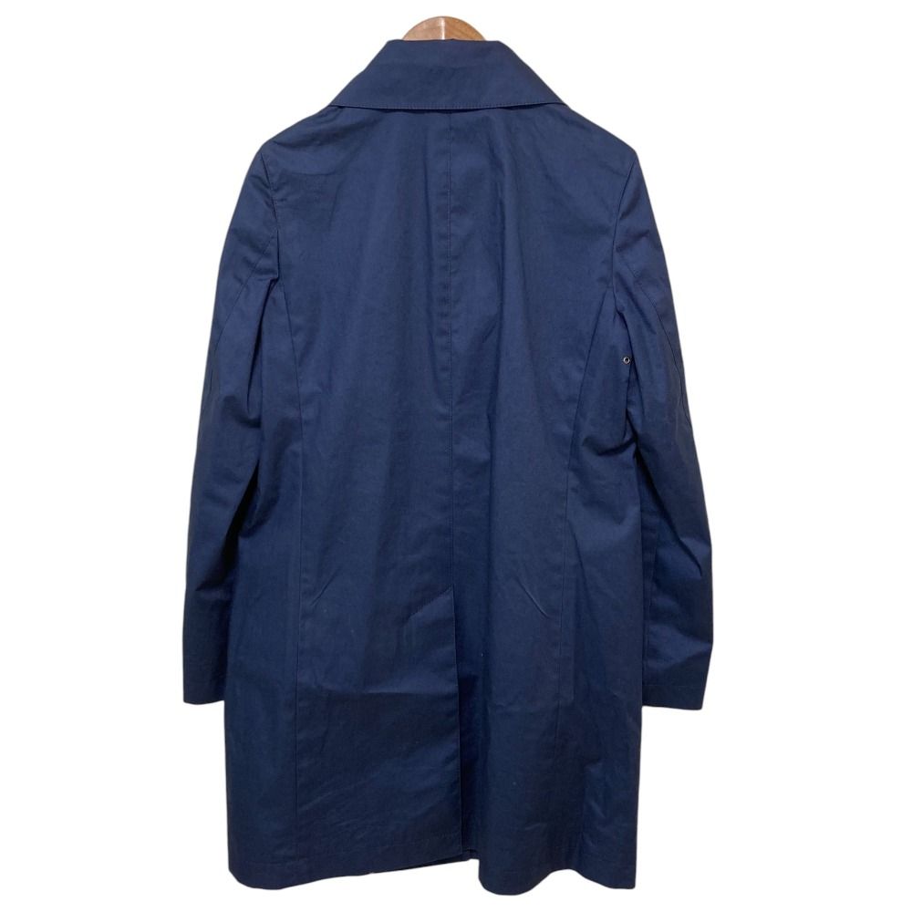 美品 Aquascutum アクアスキュータム フード付き 比翼仕立て ステン