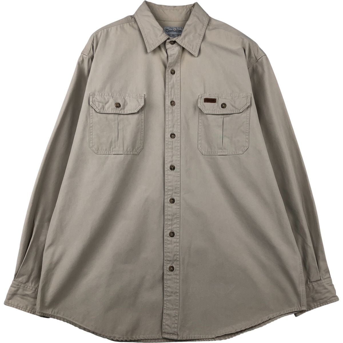 古着 カーハート Carhartt 長袖 ダックワークシャツ メンズXL相当/eaa614745 長袖シャツ