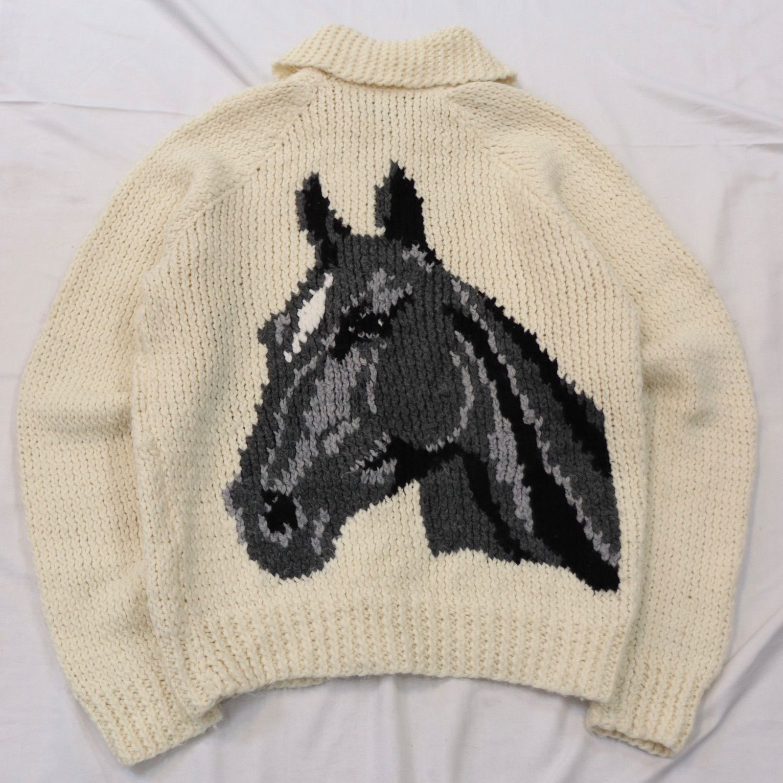 80-90s 馬 カウチン ニット vintage ykk 80\u0027s Cowichan Sweater 