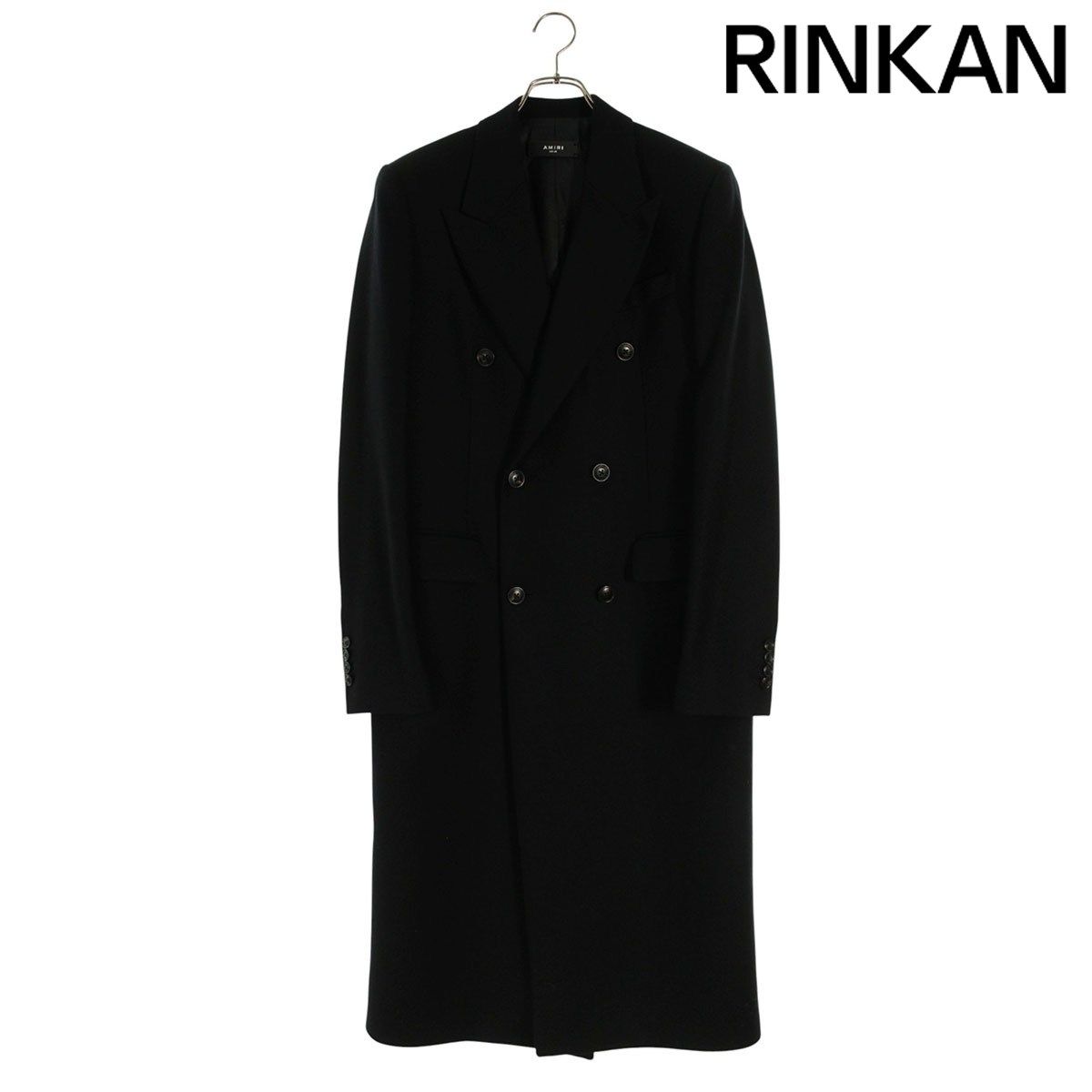 アミリ ダブルブレスト チェスターコート メンズ 48