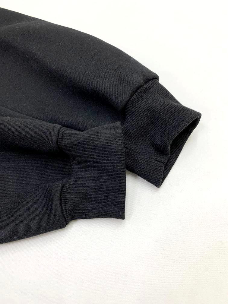 新品 PLUS OTO.HA プラスオトハ ティアード スウェット ワンピース 黒