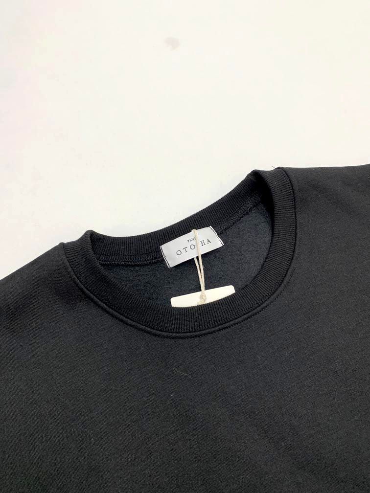 新品 PLUS OTO.HA プラスオトハ ティアード スウェット ワンピース 黒