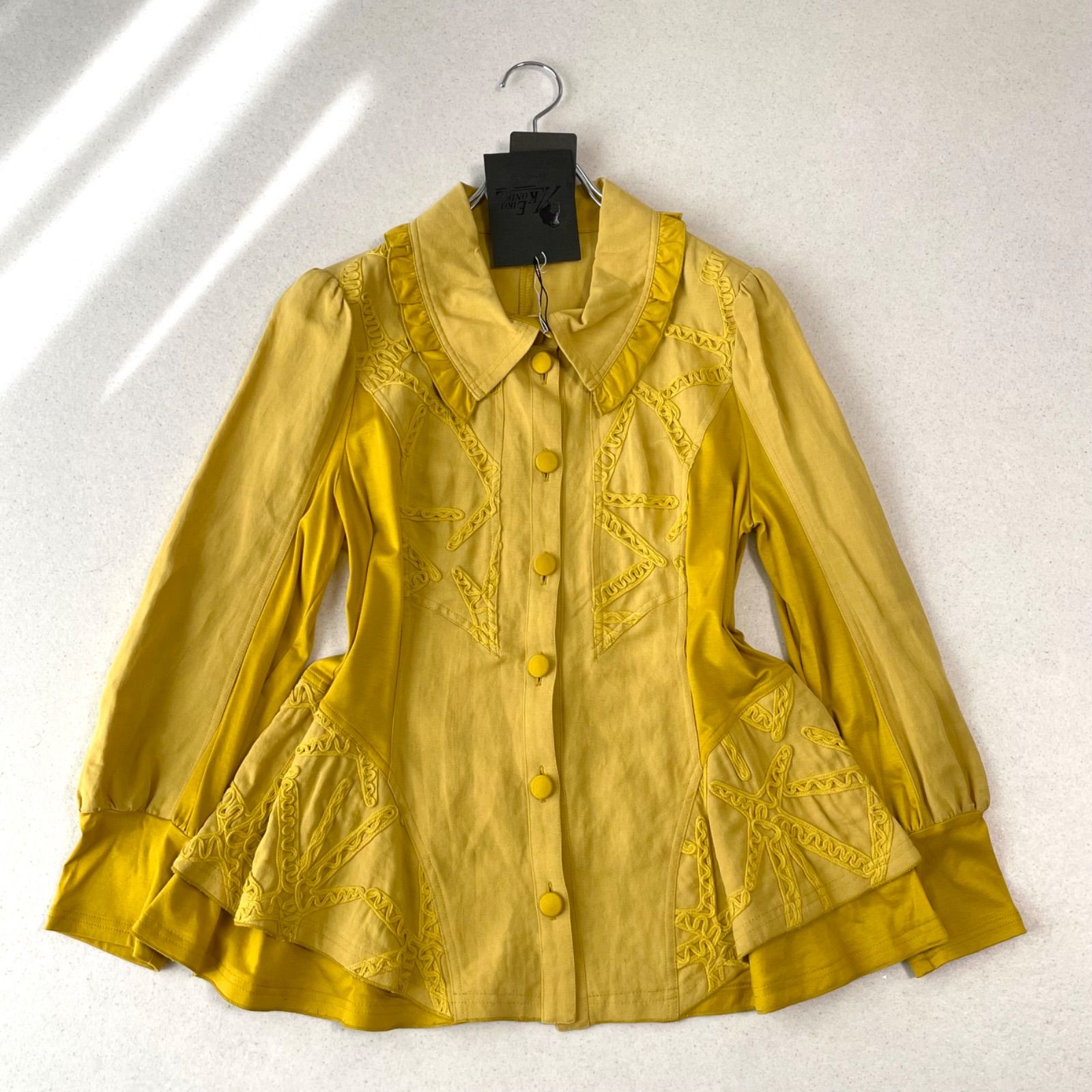 新品未使用　エイココンドウ　ブラウス 未使用・タグ付き】EIKO KONDO エイココンドウ 定価5.9万円 麻