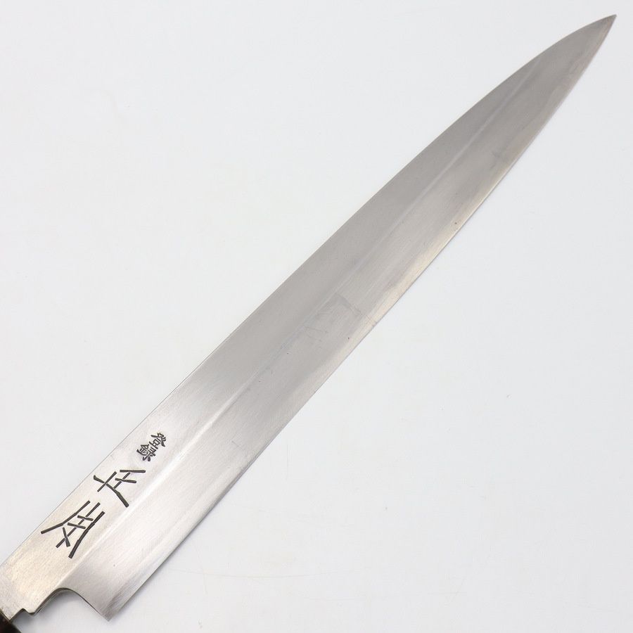 正本 柳包丁 九寸 栗型柄 刃渡り約270mm 和包丁 柳刃 - メルカリ