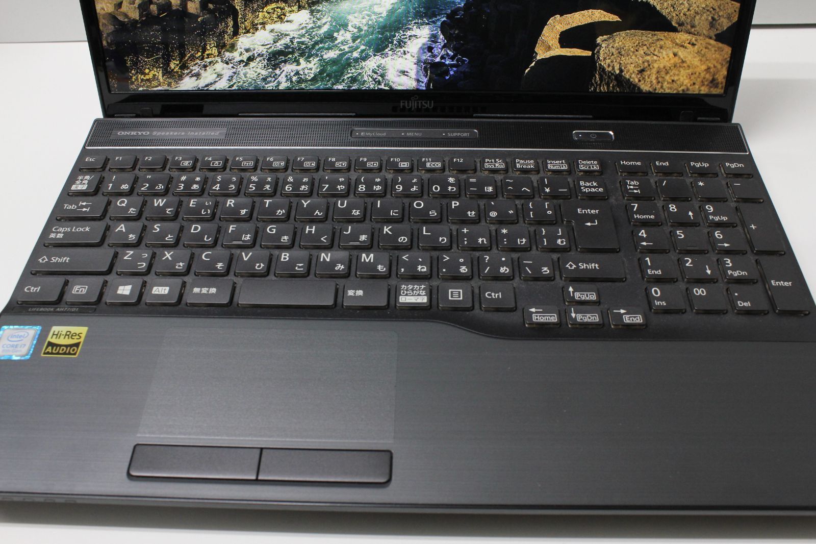 ノートPC】富士通〈LIFEBOOK AH77/D1〉Intel Core i7/SSD128GB+ 