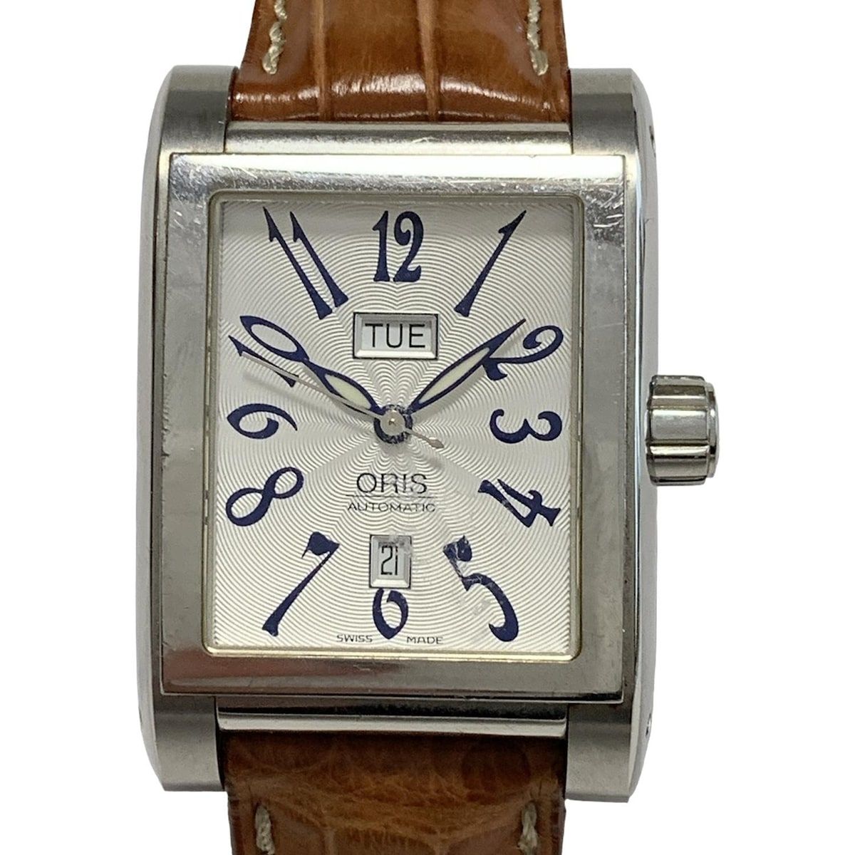 ORIS(オリス) 腕時計 レクタンギュラー 585-7525-40-02 メンズ SS/裏 