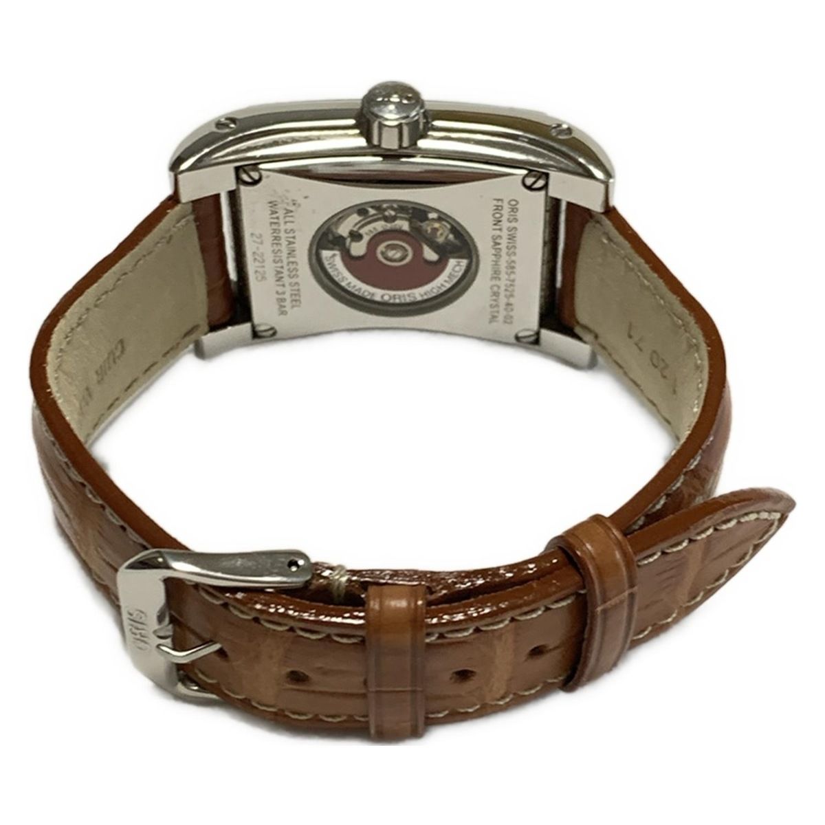 ORIS(オリス) 腕時計 レクタンギュラー 585-7525-40-02 メンズ SS/裏 