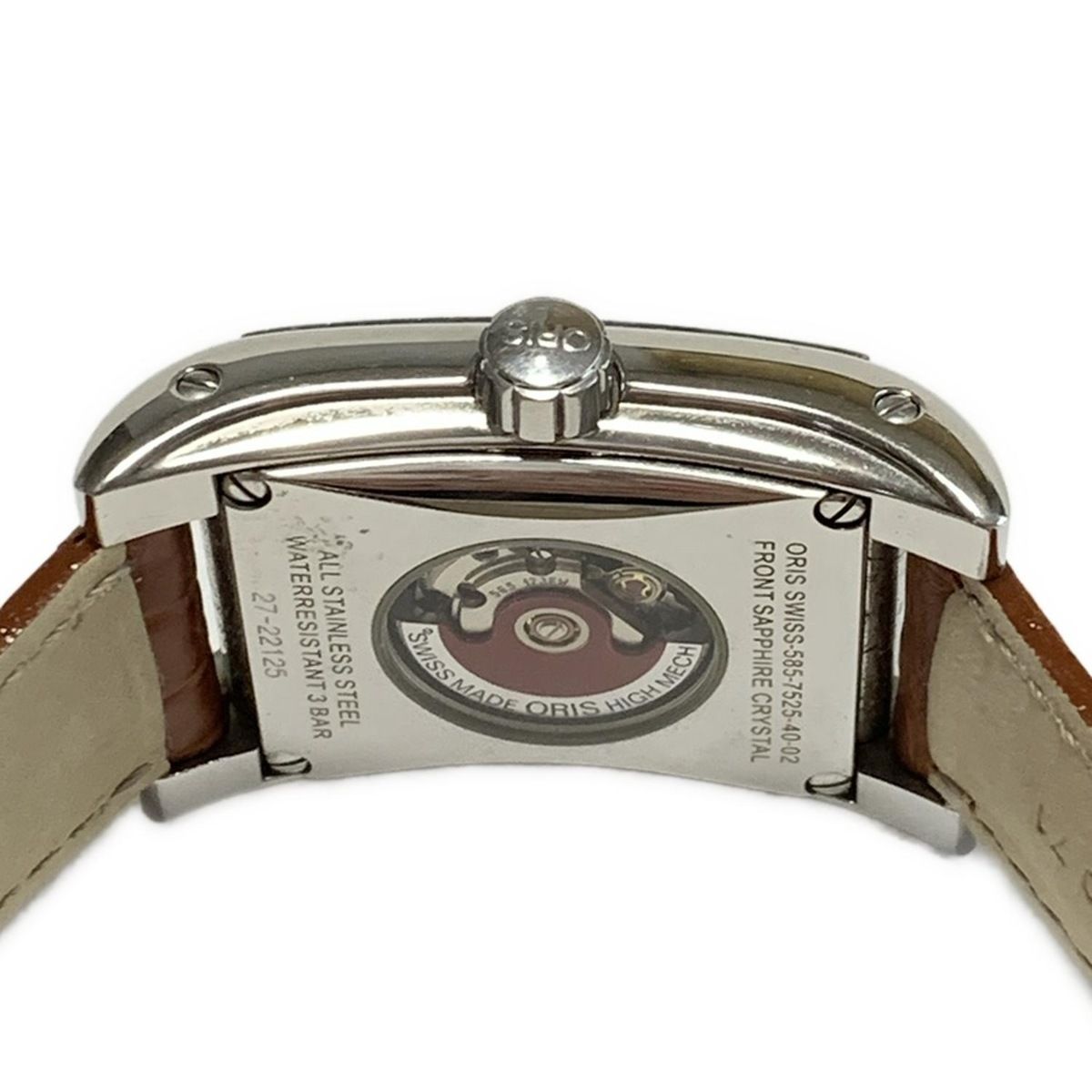 ORIS(オリス) 腕時計 レクタンギュラー 585-7525-40-02 メンズ SS/裏 
