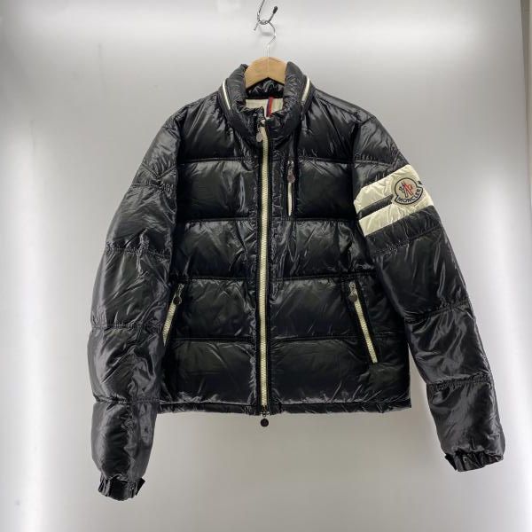 【中古】MONCLER ERIC ダウンジャケット ブラック サイズ5 41321/50/68950 モンクレール[24]