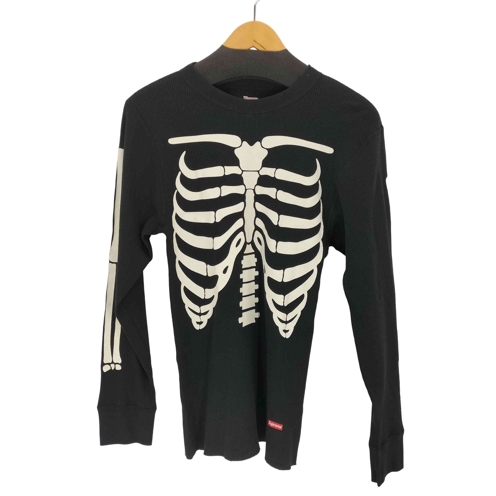 シュプリーム Supreme HANES Bones Thermal Crew Black メンズ import 
