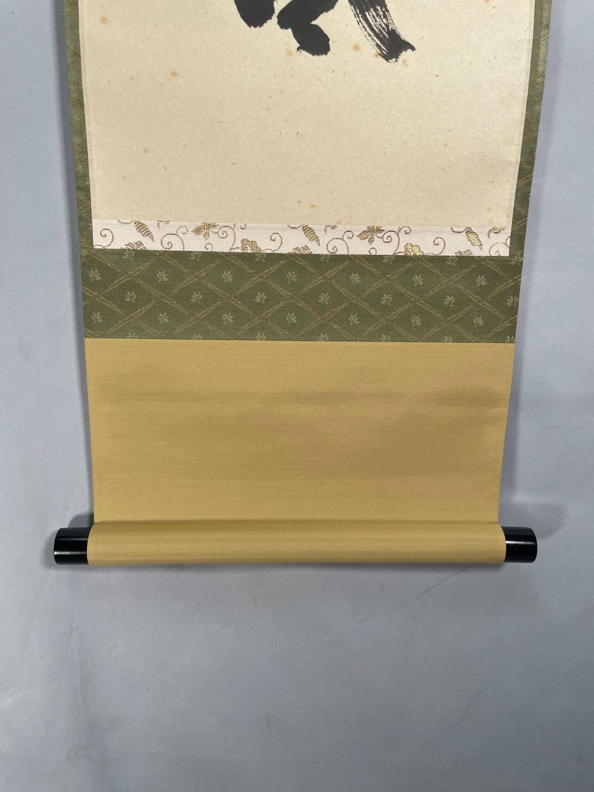 茶道具】 宝林寺 福本積慶和尚筆 軸 『桃花笑春風』 3月 桃の節句 掛軸