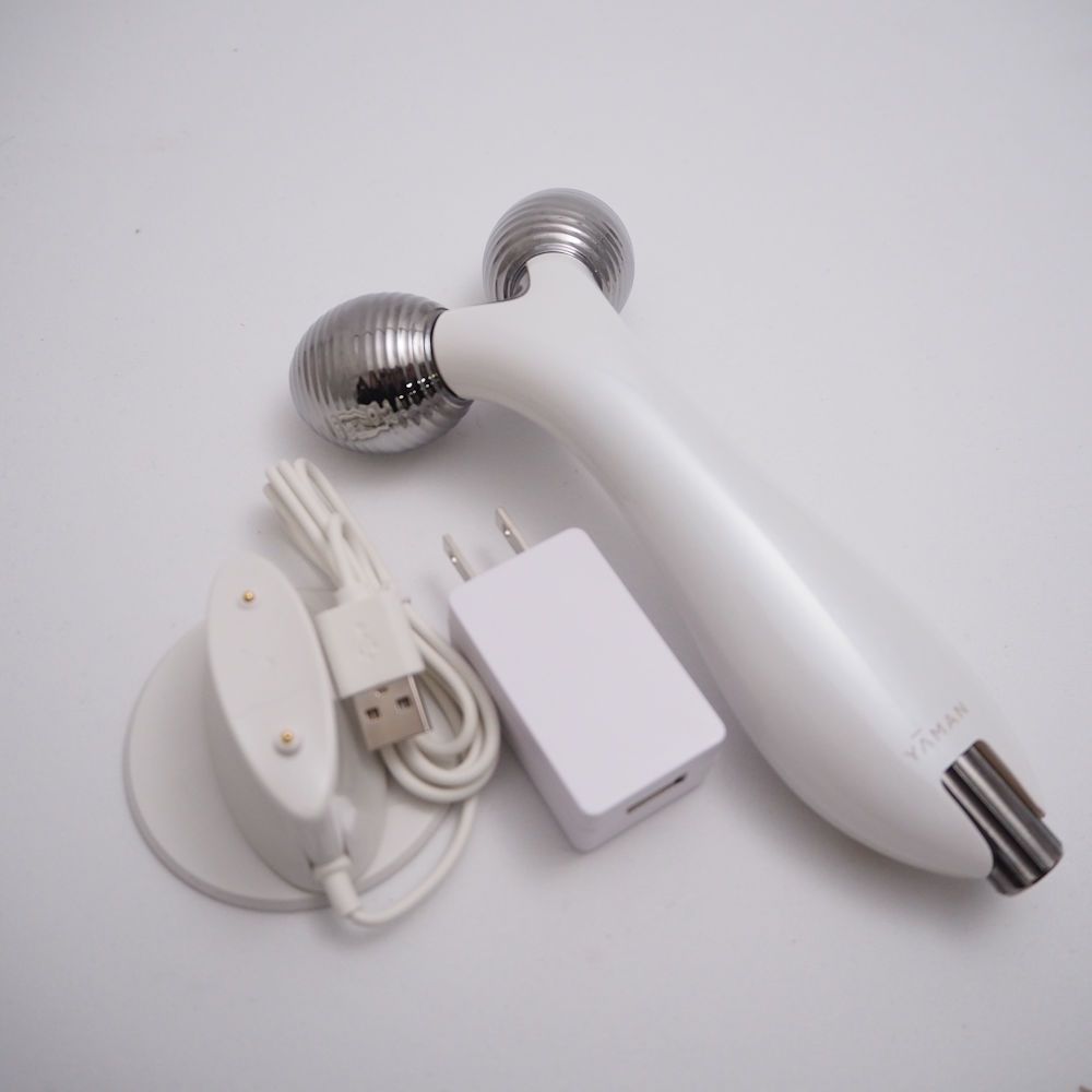 YA−MAN EP-15W YAMAN WAVY 美顔ローラー 充電器付き EP-15 YAMAN WAVY