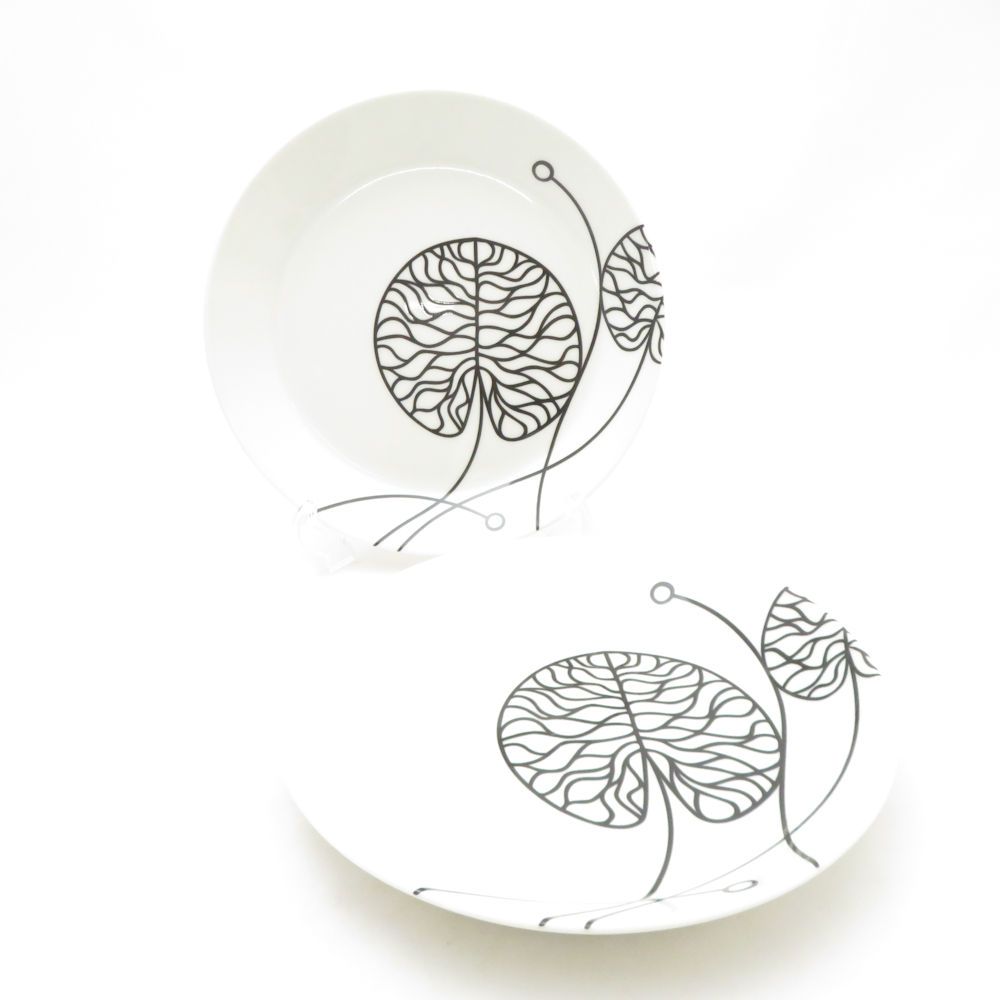 iittala×marimekko イッタラ×マリメッコ BOTTNA ボットナ 中皿 2枚
