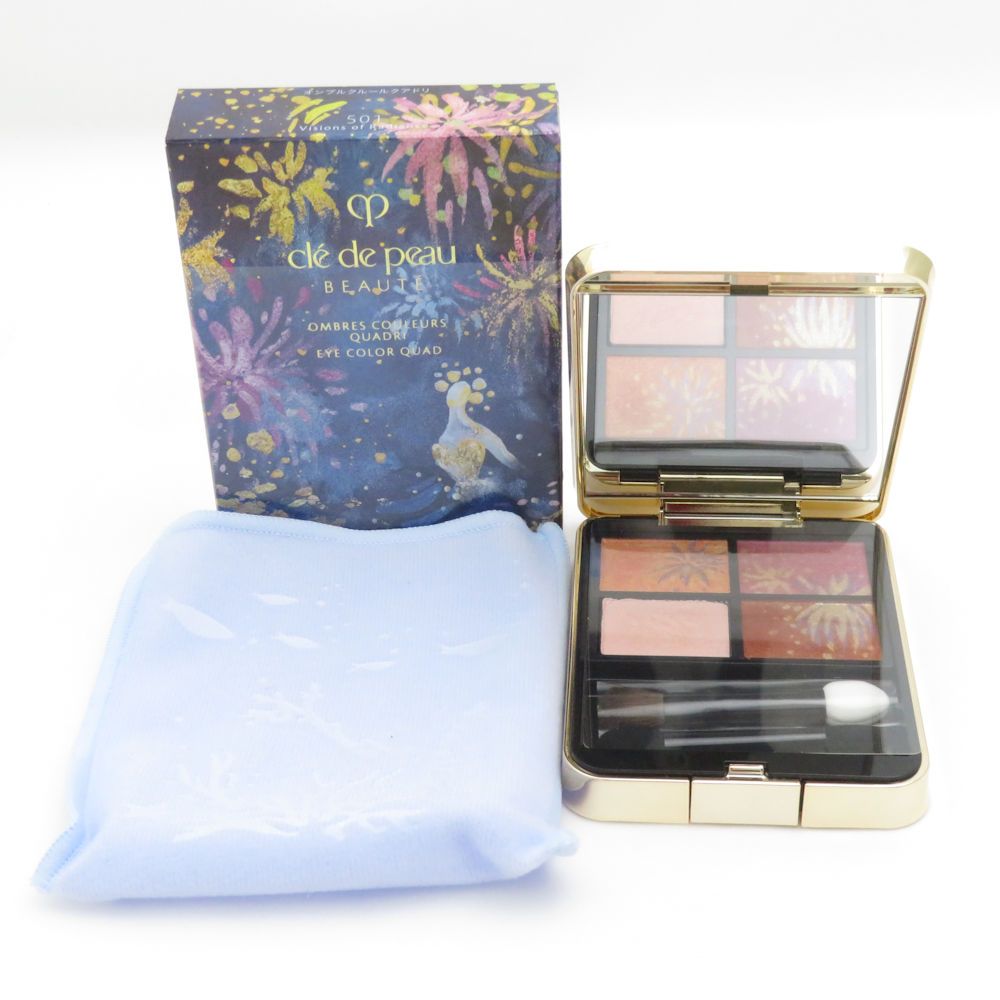 美品 cledepeaubeaute クレドポーボーテ オンブルクルールクアドリ アイシャドウ 6g 501 残量多 BU6260G