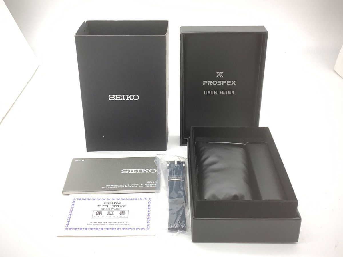  セイコー プロスペックス ブルー SBDC107|6R35-00W0 ステンレススティール 春コーデ 自動巻き時計 腕時計(アナログ)