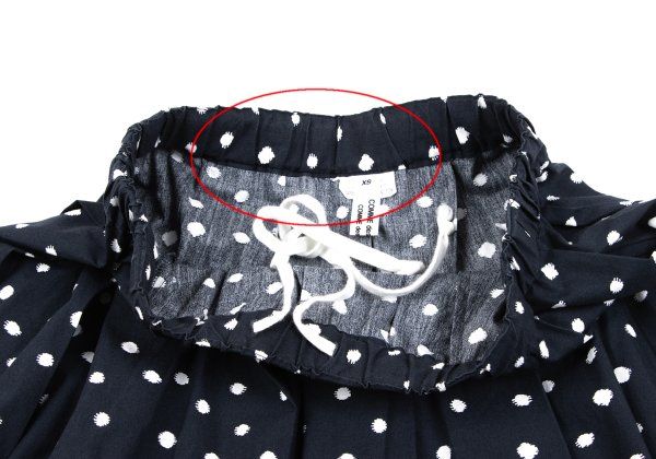 コムコム コムデギャルソンCOMME des GARCONS コットンドットプリント