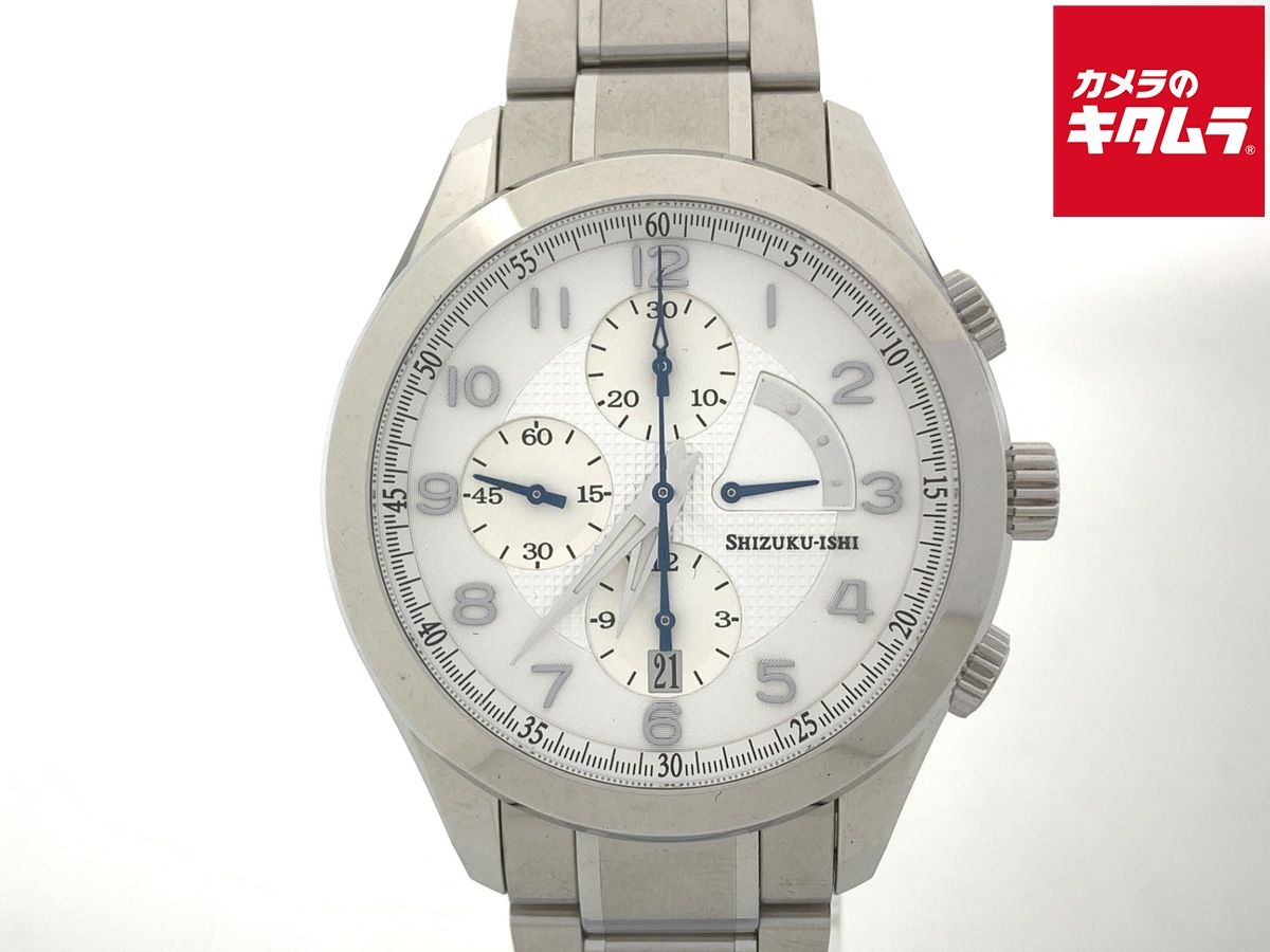 セイコー SHIZUKU-ISHI シルバー NC77-003|TNC770122 ステンレススティール アラビア SSブレス 雫石 時計工房