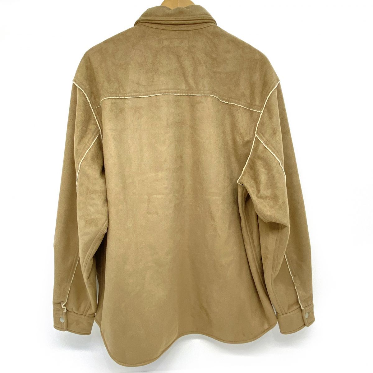 Supreme 25FW Faux Suede Snap Shirt シュプリーム スエードシャツ L 