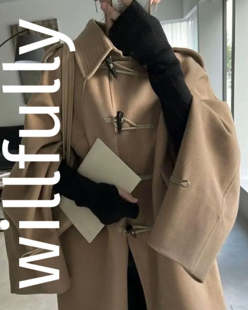 極美品】【willfully】【ウィルフリー】トグル コート ダッフルコート