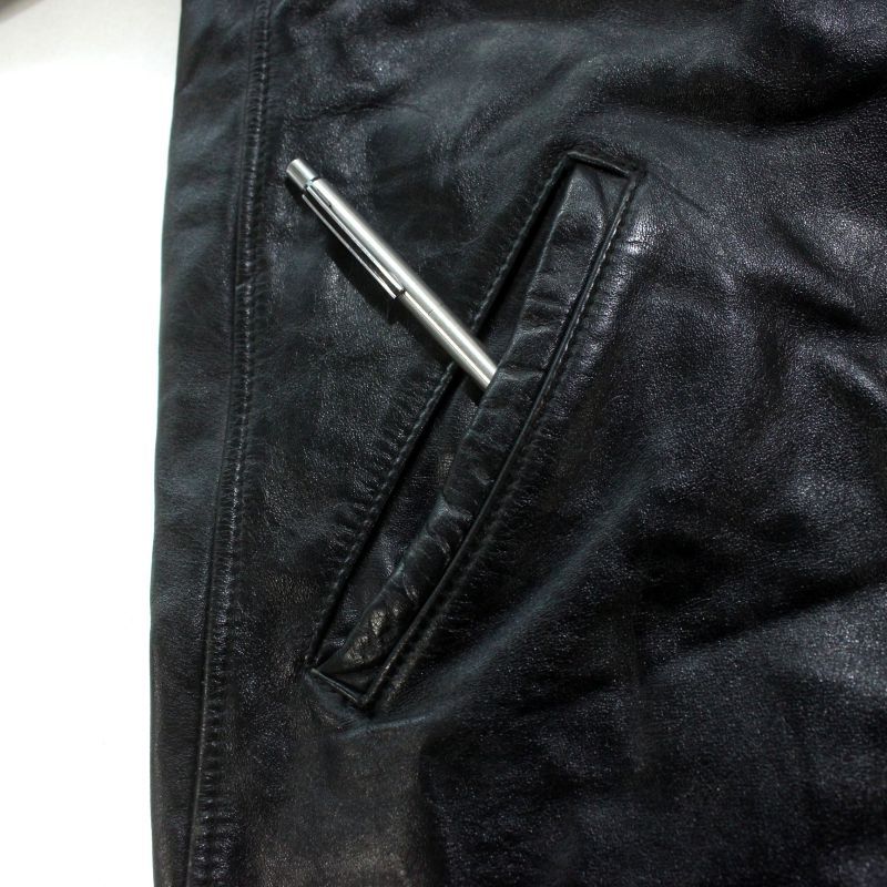 70s vintage レザー スタジャン メンズ Mサイズ相当 - メルカリ