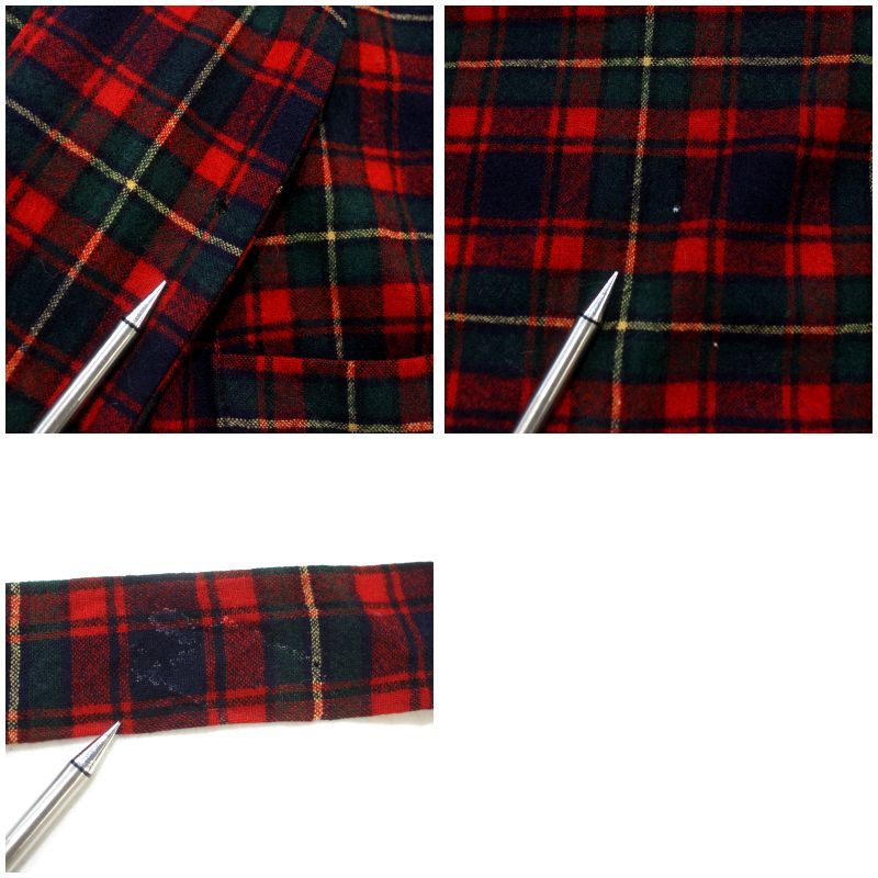 70s USA製 vintage PENDLETON チェック柄 ウール ガウン メンズ 表記L 
