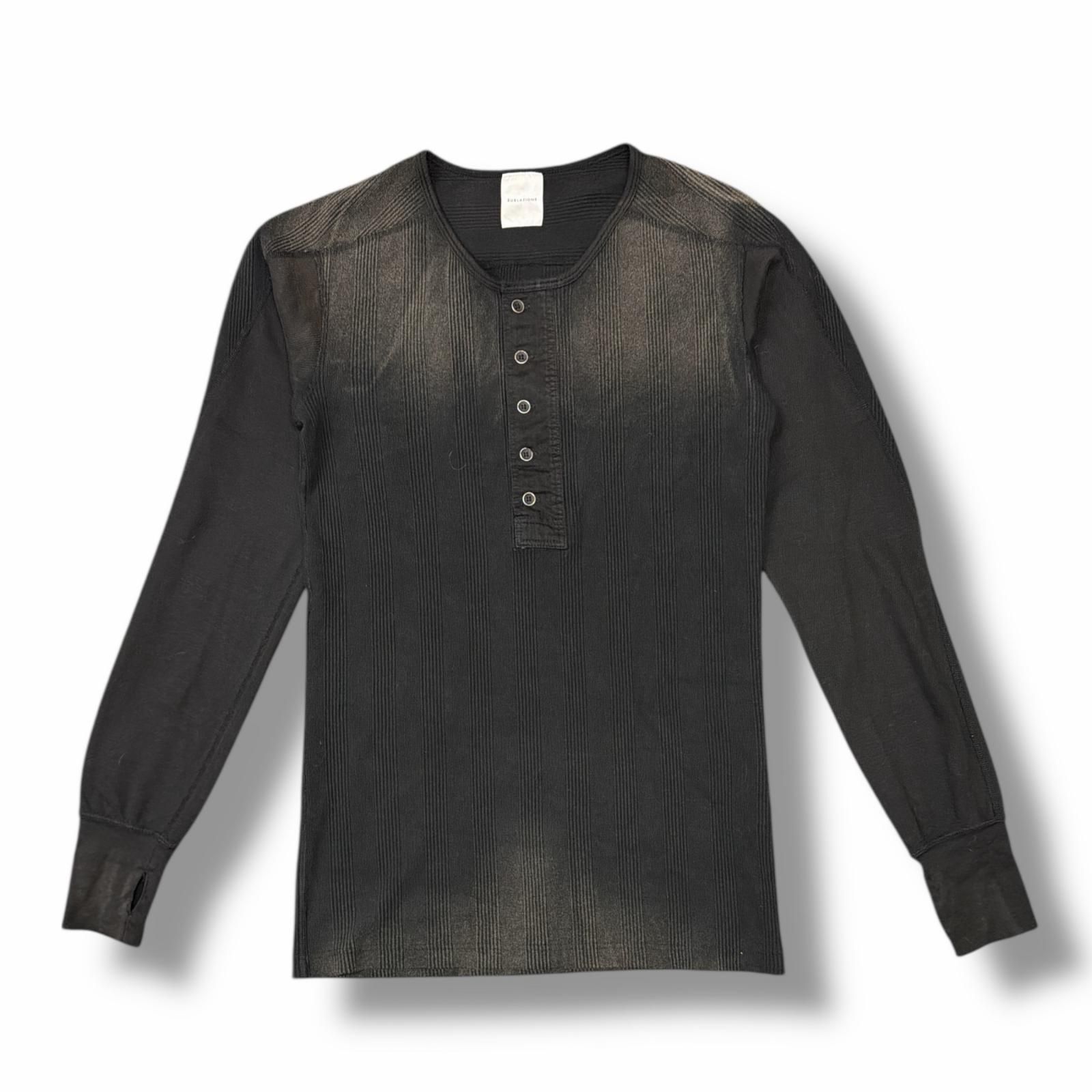 SUBLATIONS MILITARY THERMAL HENRYNECK SHIRT ミリタリーサーマル