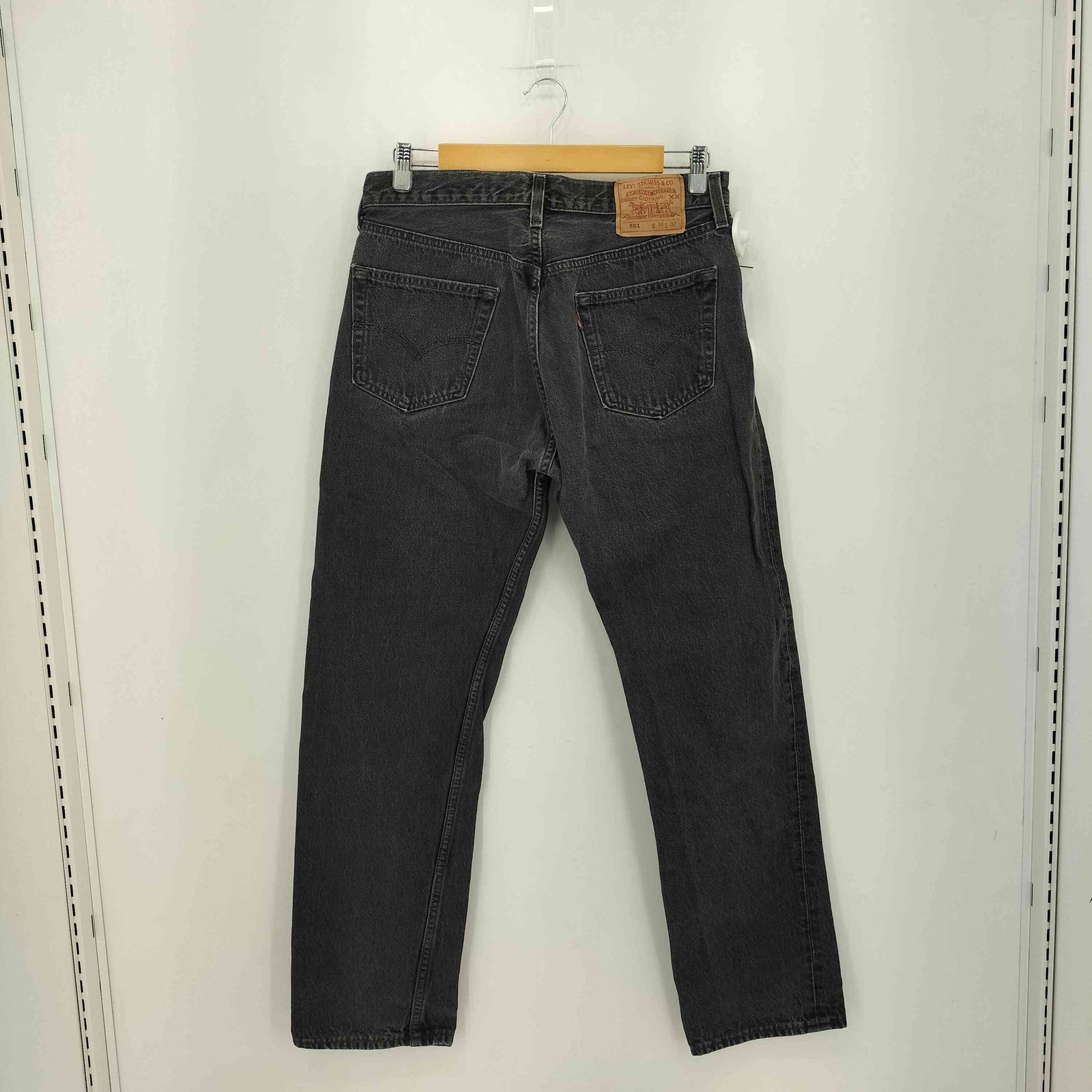 リーバイス Levis 90s USA製 501 刻印653 後染め ブラックデニムパンツ