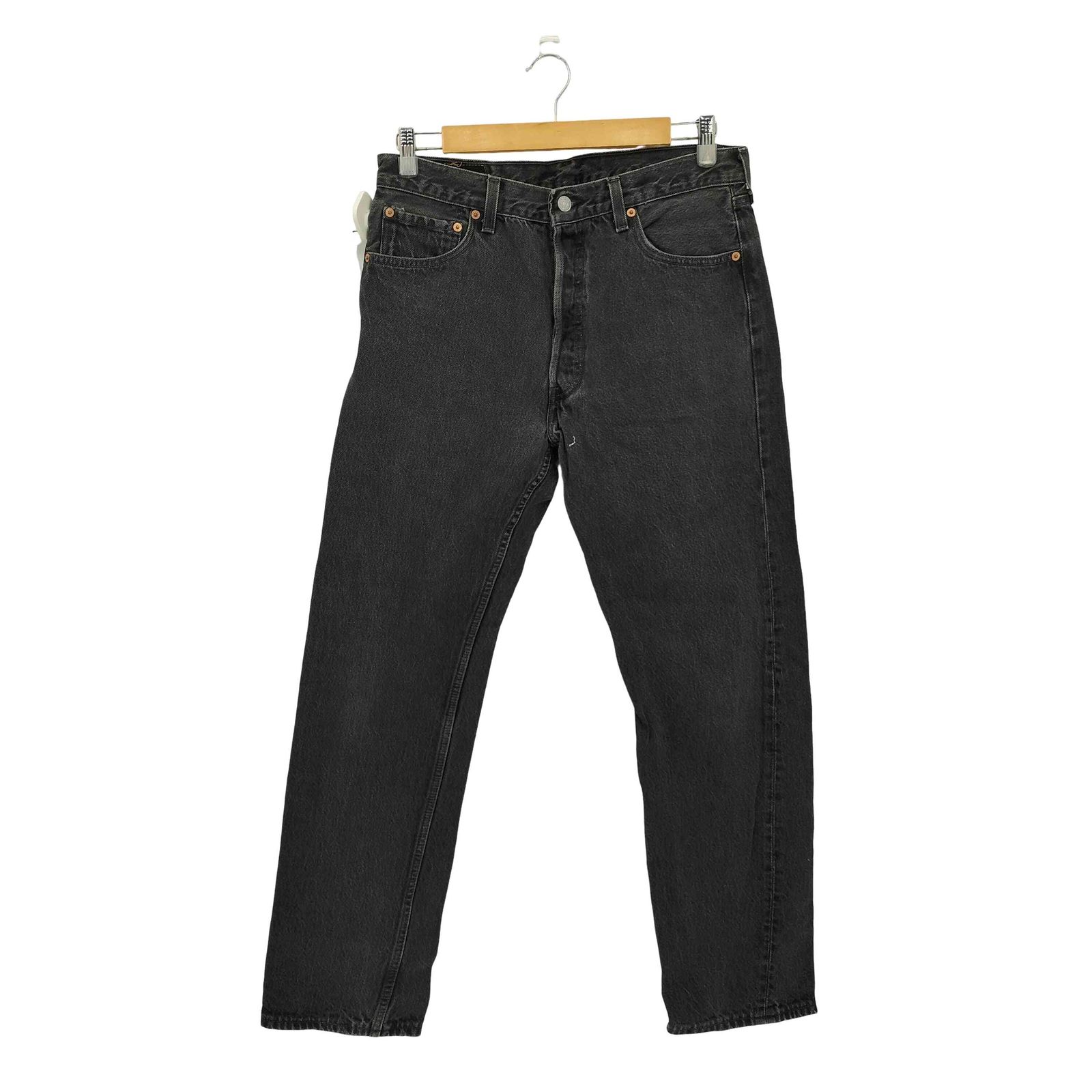 リーバイス Levis 90s USA製 501 刻印653 後染め ブラックデニムパンツ