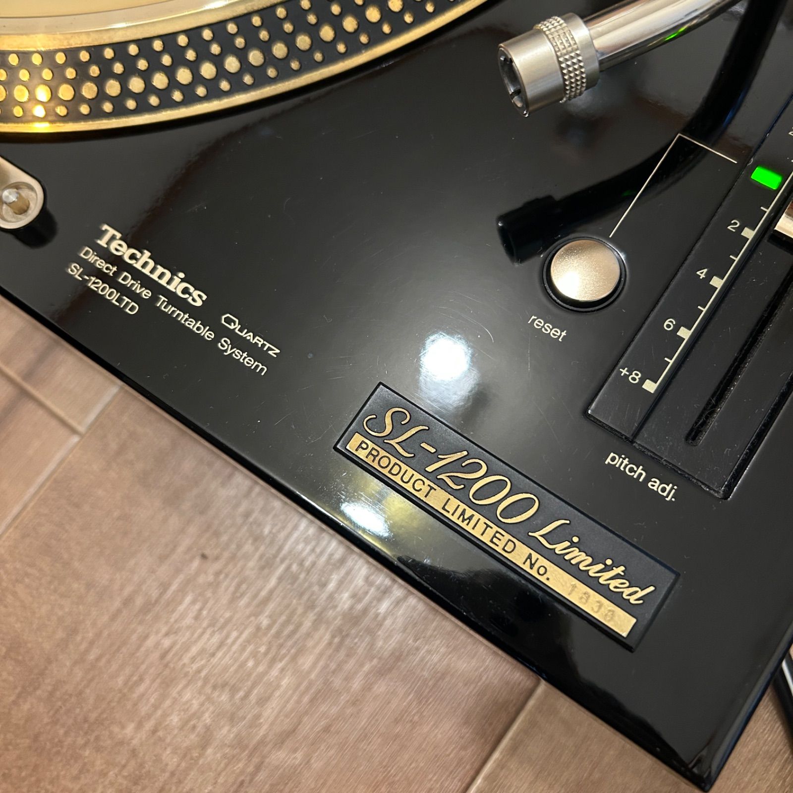 美品》Technics sl1200LTD ダストカバー・ヒンジ・ゴムマット付き 動作
