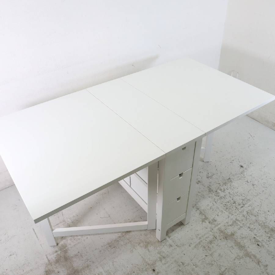 IKEA イケア NORDEN ノールデン バタフライテーブル 色:ホワイト