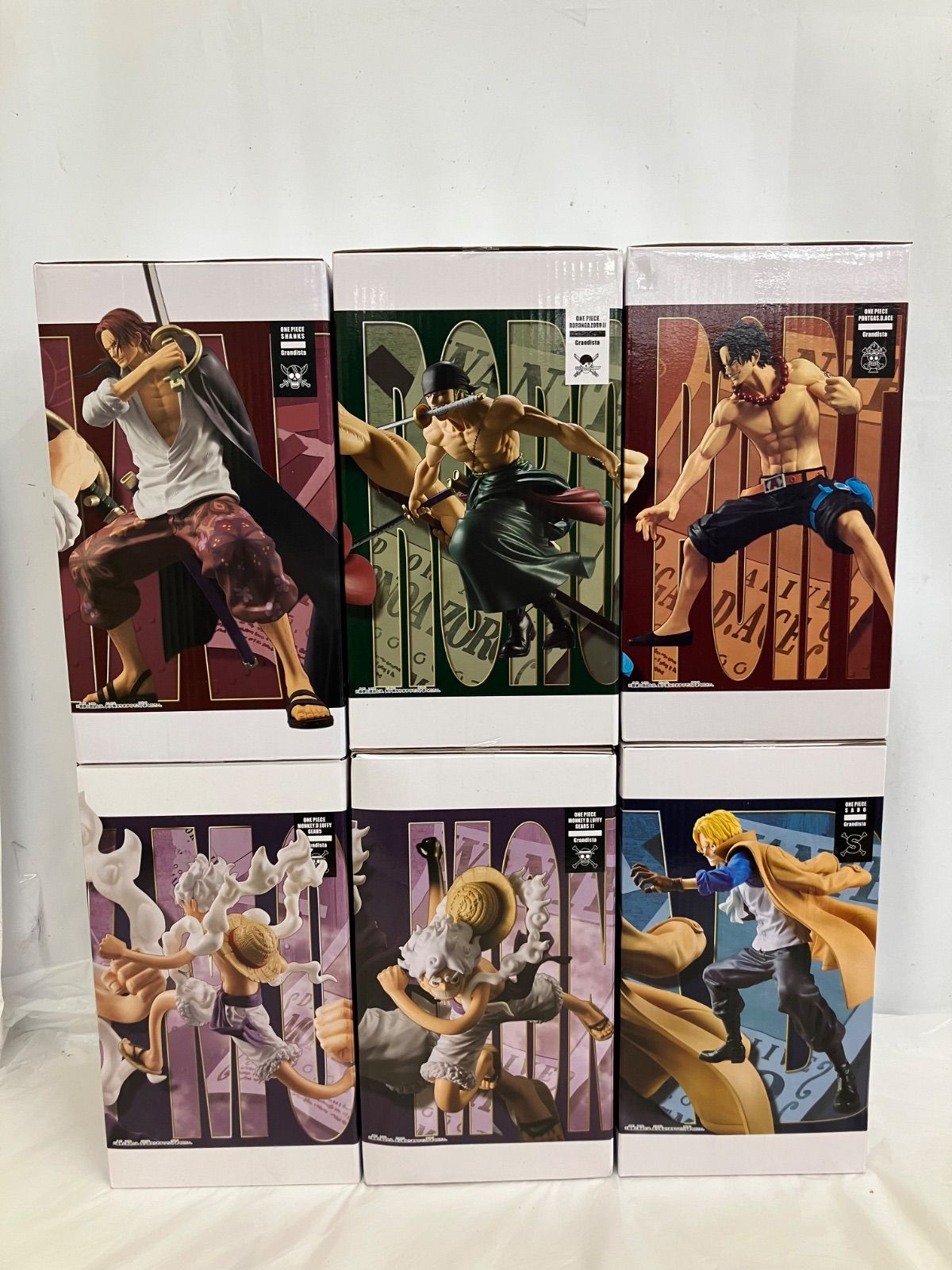 未開封 ONE PIECE ワンピース Grandista フィギュア 6種 LF2684 f099